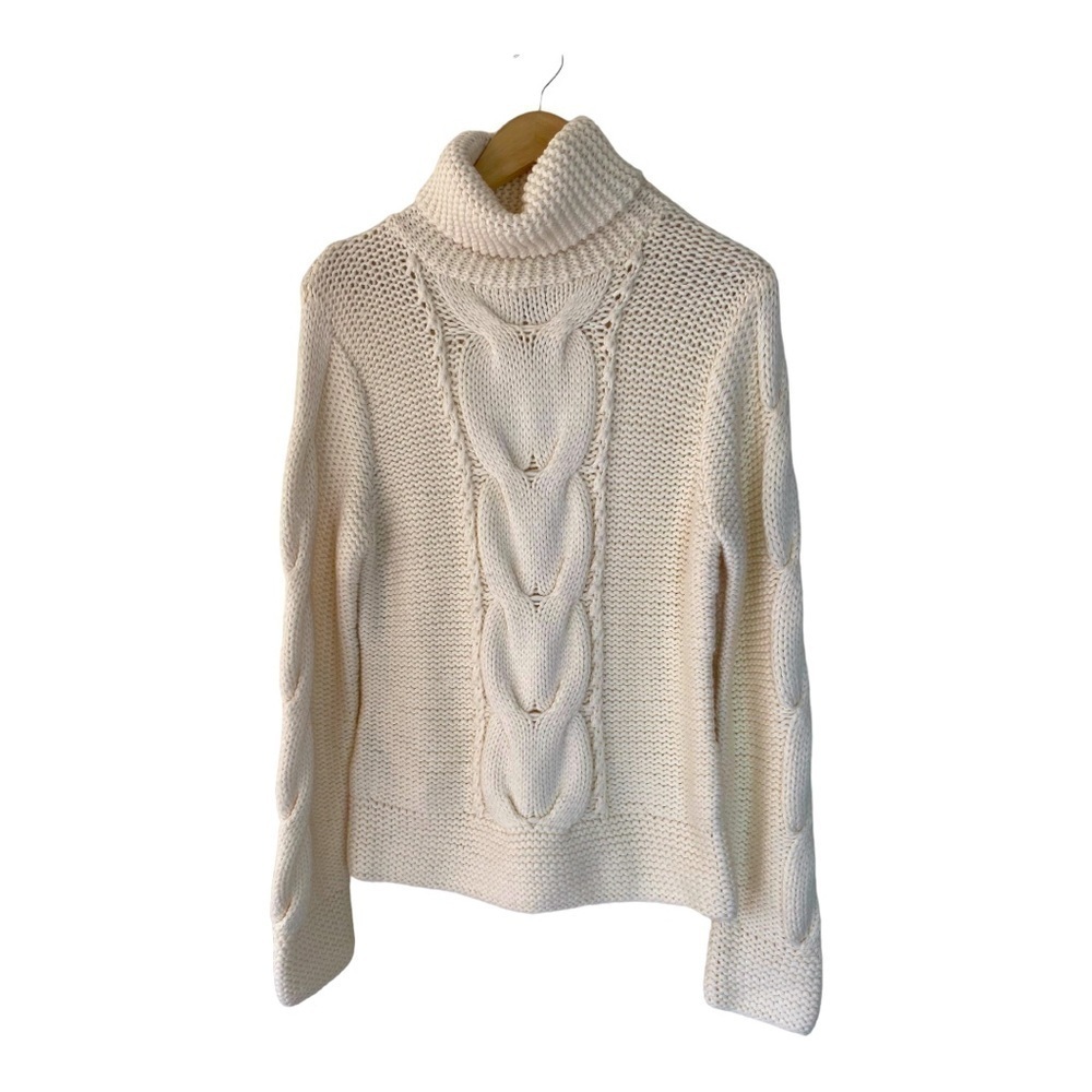 Eddie‎ Bauer Wool Blend Hand Knit Sweater​​​​​​​​
